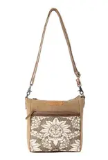 Crestbloom Vintage Crossbody Bag - Olive