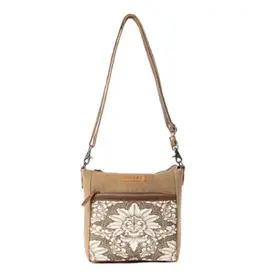 Crestbloom Vintage Crossbody Bag - Olive