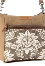 Crestbloom Vintage Crossbody Bag - Olive