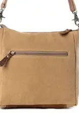 Crestbloom Vintage Crossbody Bag - Olive