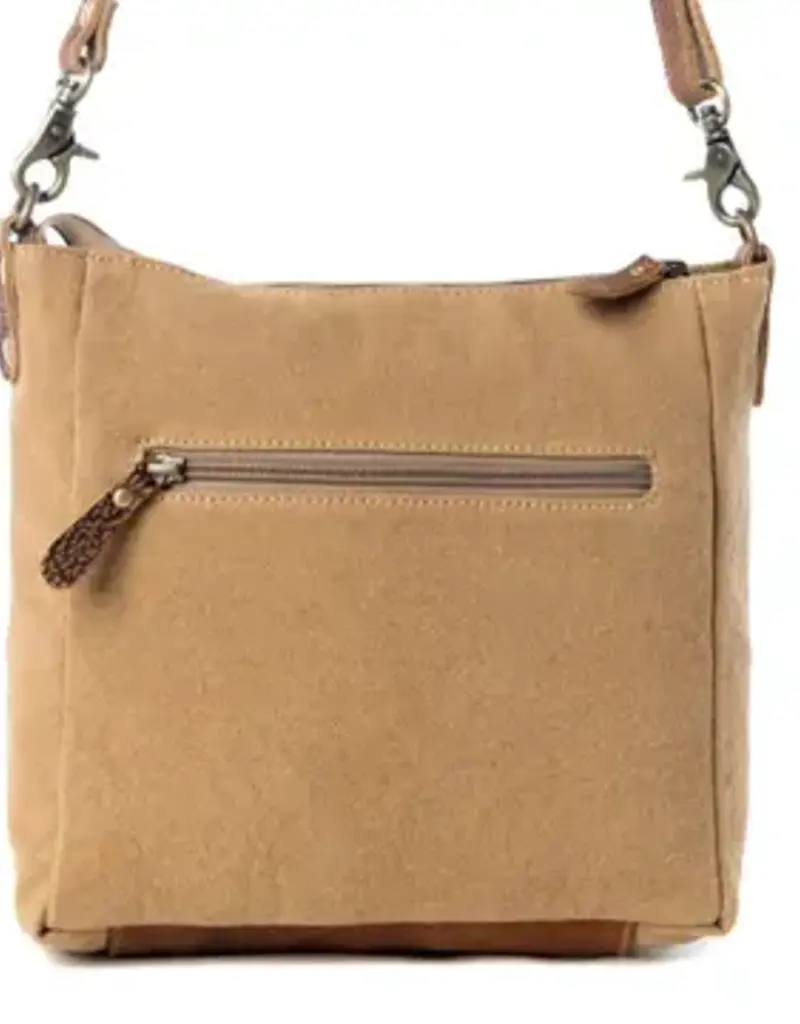 Crestbloom Vintage Crossbody Bag - Olive