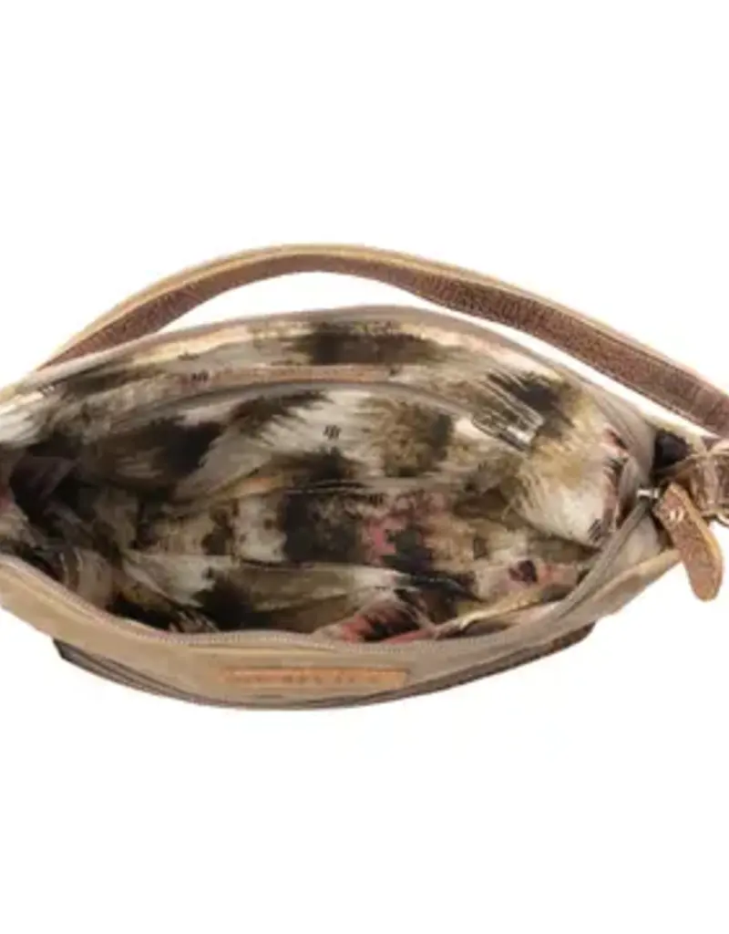 Crestbloom Vintage Crossbody Bag - Olive