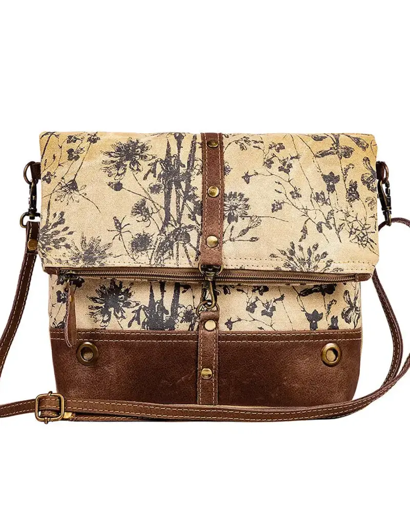 Tazzie Floral Accent Crossbody Bag