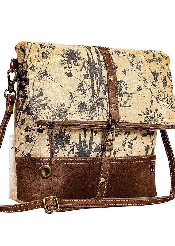 Tazzie Floral Accent Crossbody Bag