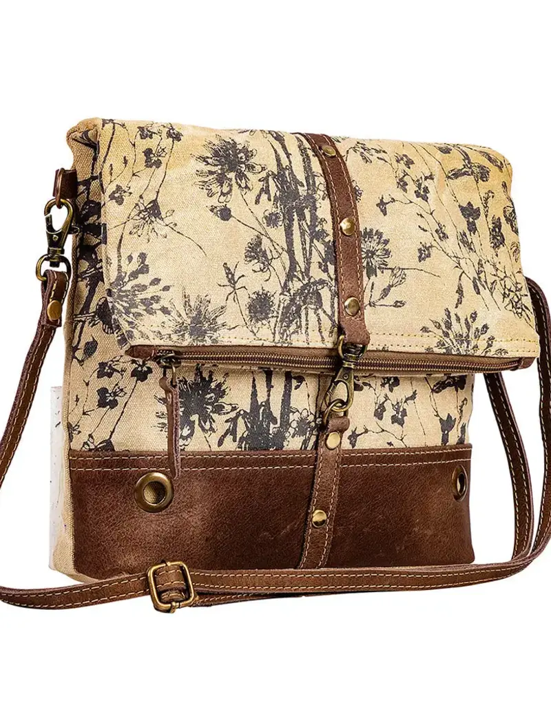 Tazzie Floral Accent Crossbody Bag