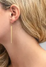 18K Gold Plated Waterproof Stainless Steel Drop Earrings