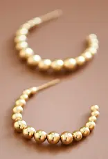 18K Gold Plated Waterproof Hoop Earrings
