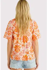 Phoebe Flutter Sleeve Floral Top