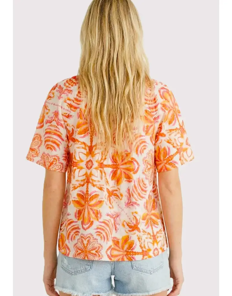 Phoebe Flutter Sleeve Floral Top