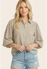 Penny Floral Printed Bubble Sleeve Top