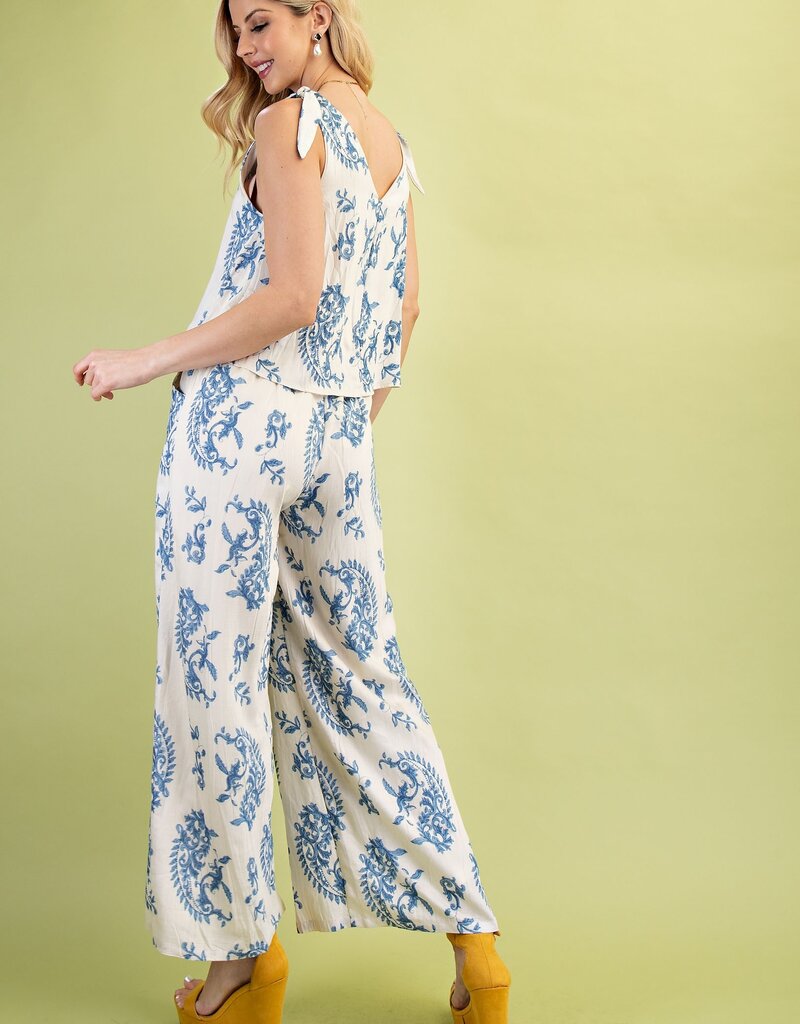 Floral Set Illusion Jumpsuit