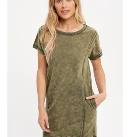 Dee Washed Terry Dress