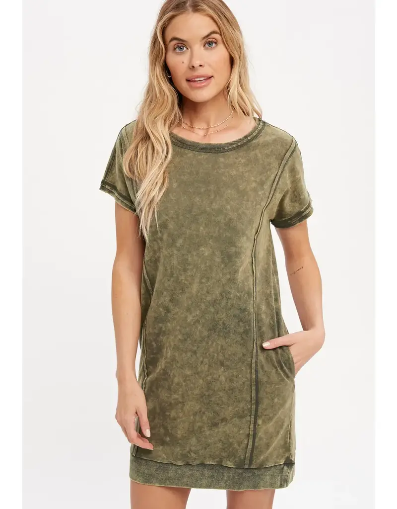 Dee Washed Terry Dress
