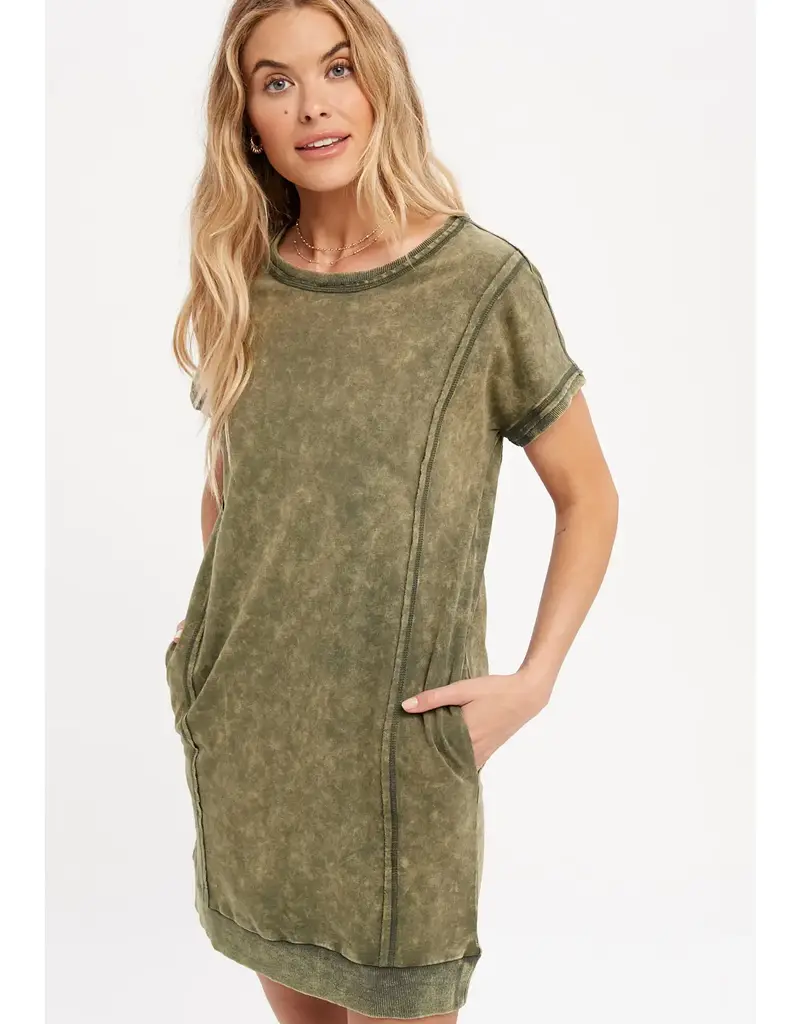 Dee Washed Terry Dress