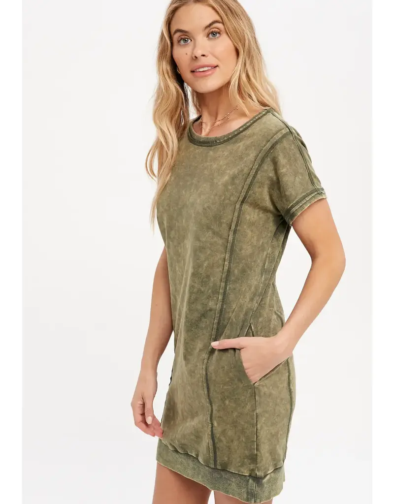 Dee Washed Terry Dress