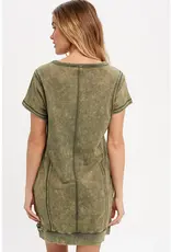 Dee Washed Terry Dress