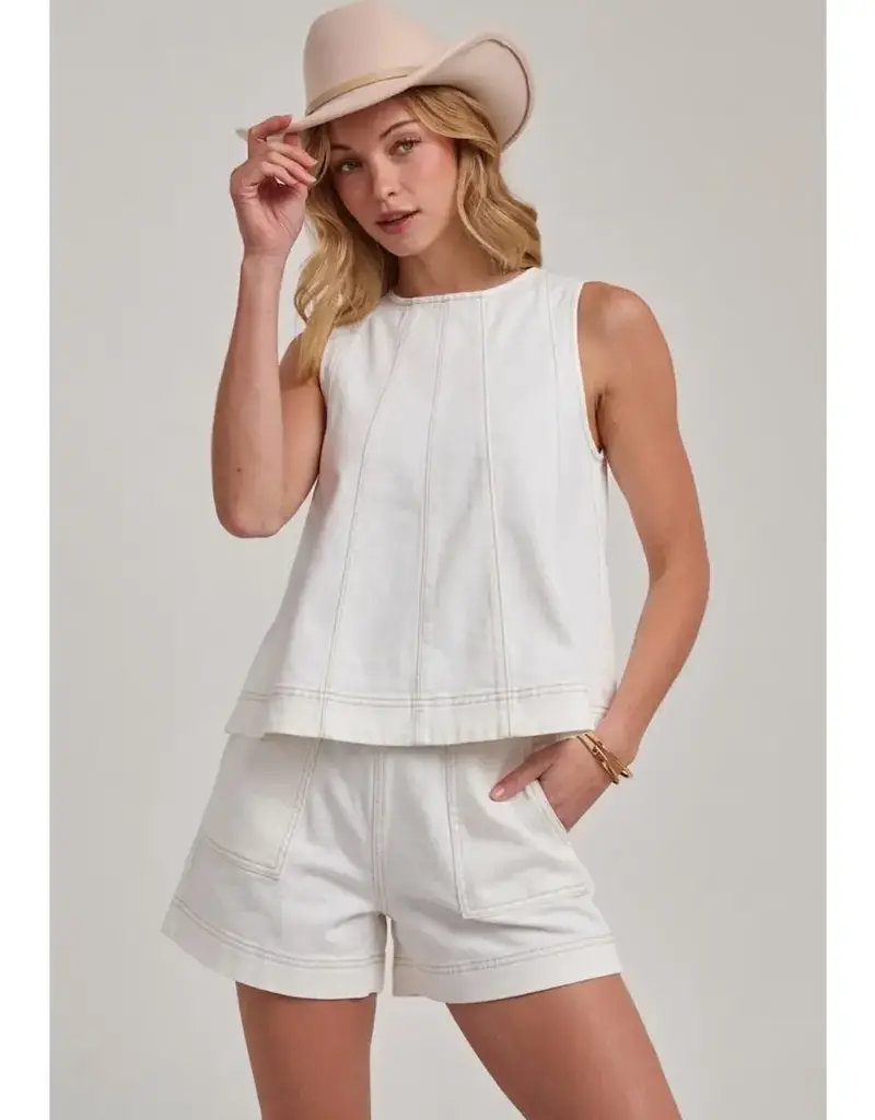 Summer Sleeveless Top and Matching Short Set