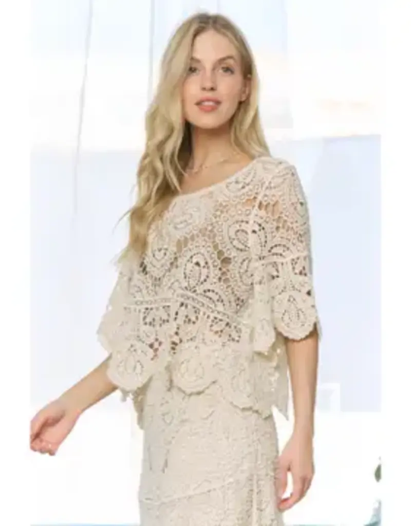 Bethany  Boho Lace Dream Scalloped Edge