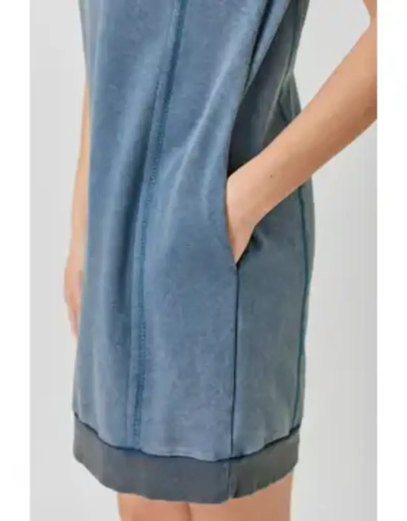 Dee Washed Terry Dress
