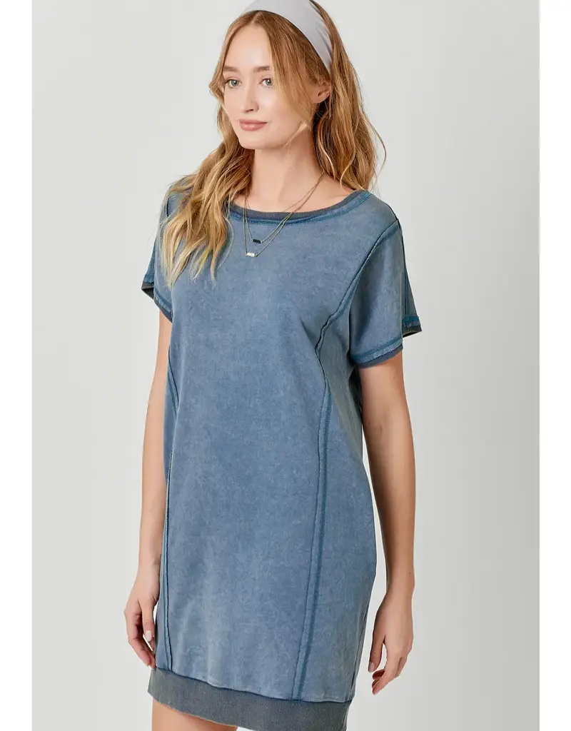 Dee Washed Terry Dress