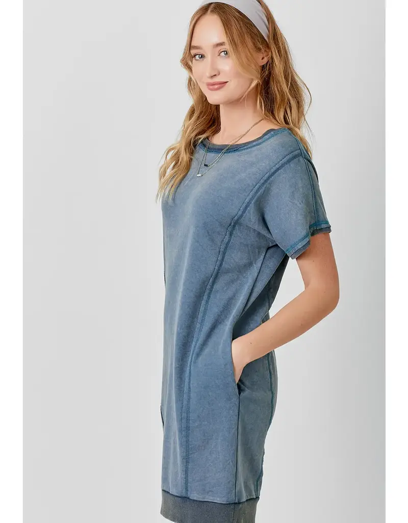 Dee Washed Terry Dress