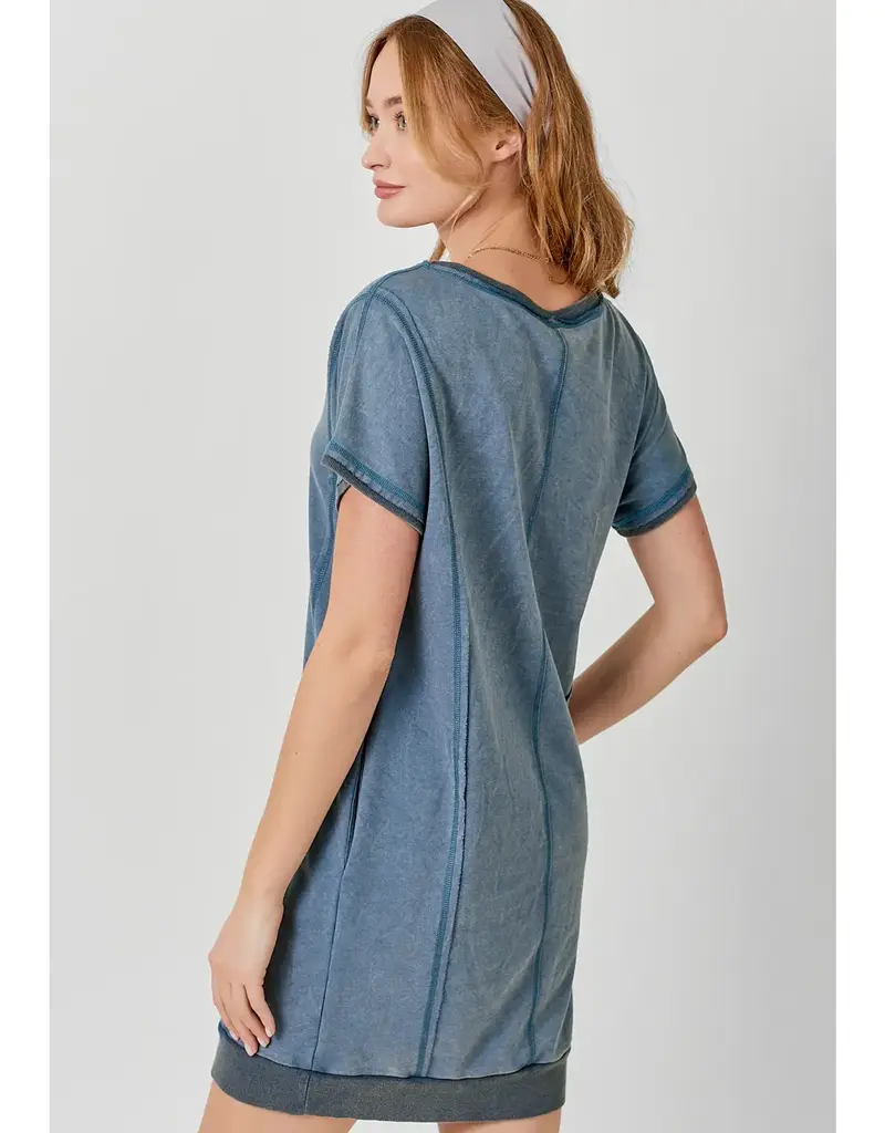 Dee Washed Terry Dress