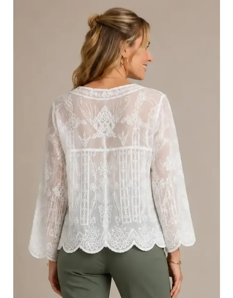 Elaine Eyelet Lace Jacket