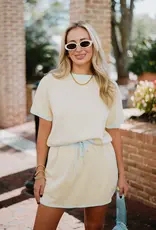 Samatha Top and Skort Set Available in 3 colors Black/White, Pink/Orange, & Yellow/Blue