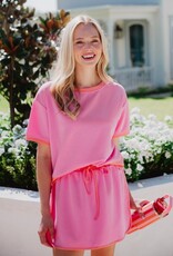 Samatha Top and Skort Set Available in 3 colors Black/White, Pink/Orange, & Yellow/Blue