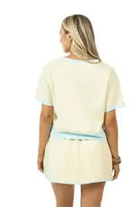 Samatha Top and Skort Set Available in 3 colors Black/White, Pink/Orange, & Yellow/Blue