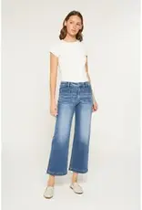 Holly High Rise Cropped Wide Leg with Patch Pkt