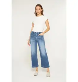 Holly High Rise Cropped Wide Leg with Patch Pkt