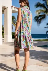 Seaside Glow Collared Dress w/Pockets