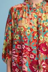 Reese Retro Floral Print Top
