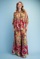 Reese Retro Floral Print Top