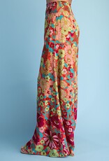 Reese Retro Floral Flare Wide Leg