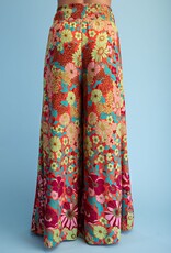 Reese Retro Floral Flare Wide Leg