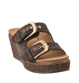 Corkys Double Dare Suede Sandal
