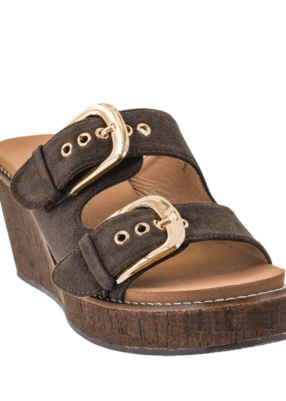 Corkys Double Dare Suede Sandal