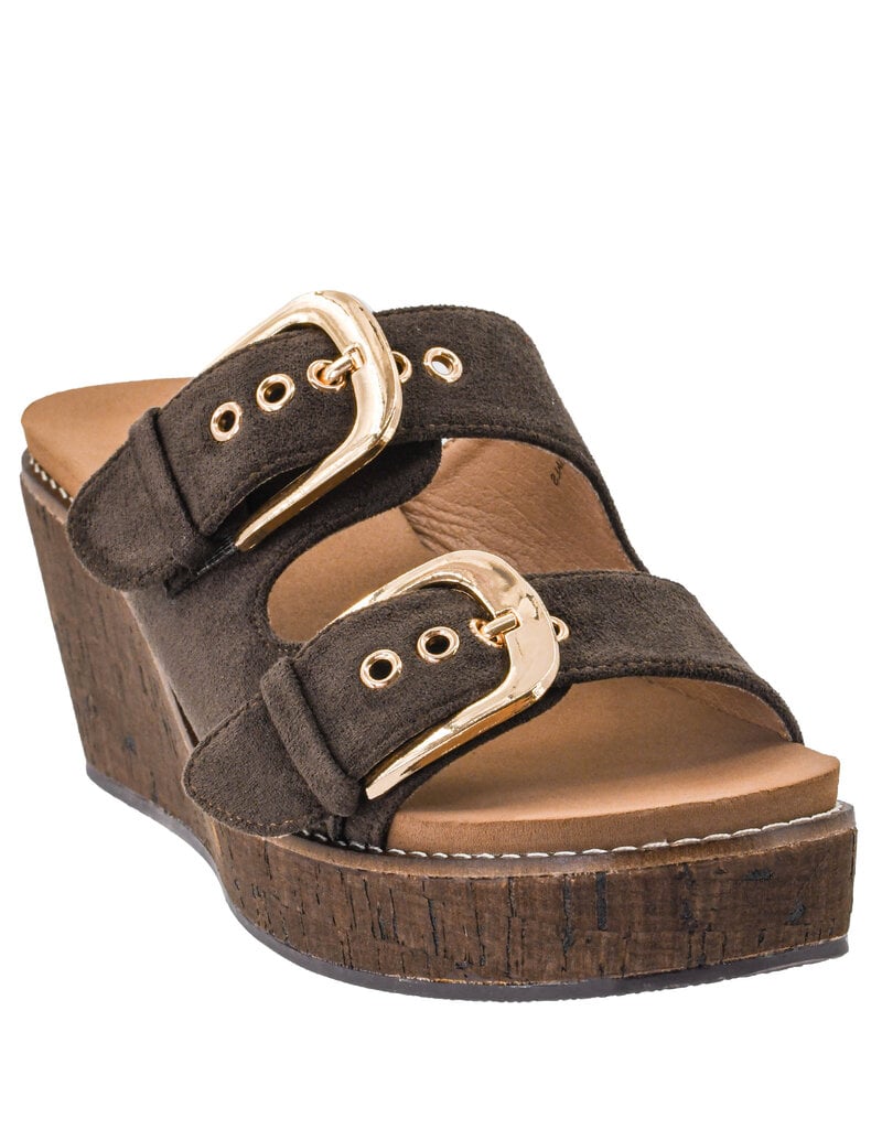 Corkys Double Dare Suede Sandal