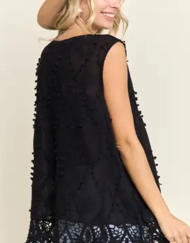 Serina Scallop Bottom Crocheted Tank