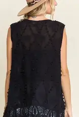 Serina Scallop Bottom Crocheted Tank
