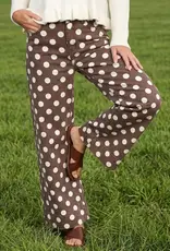 Dana Polka Dot Straight Leg Pant
