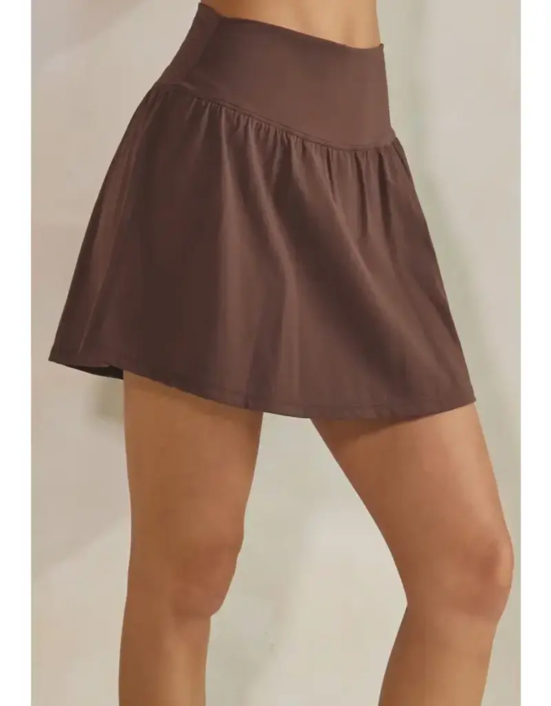 Betsy Buttery Soft Skort with Built-in Shorts