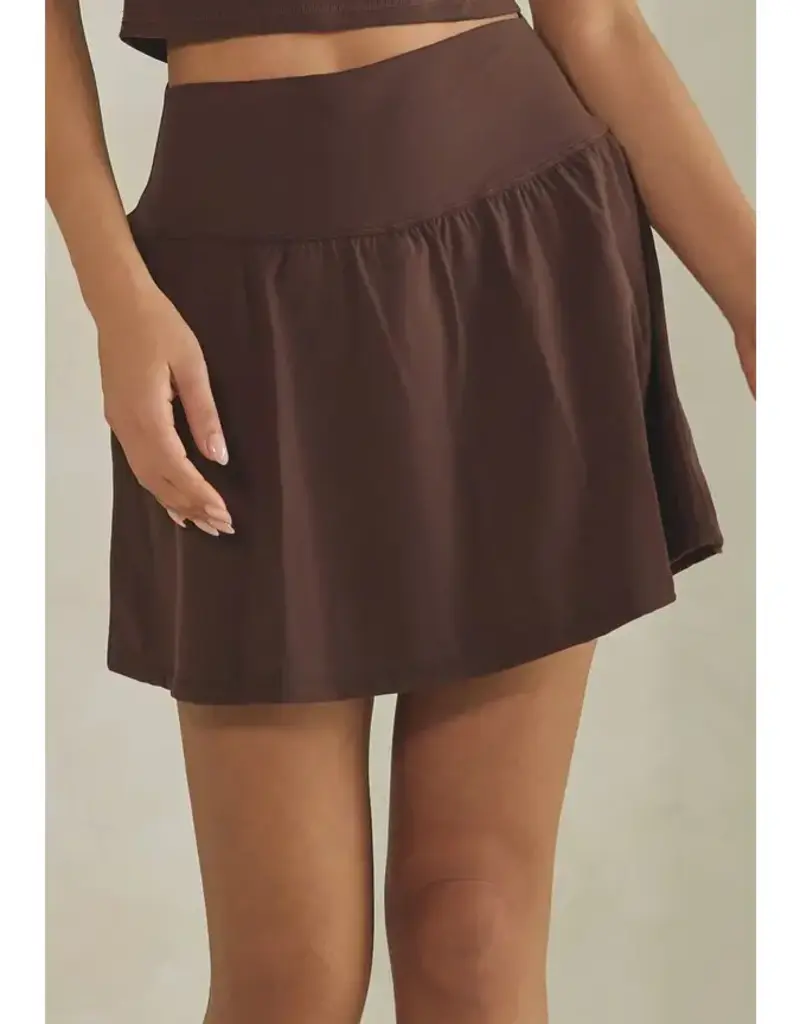 Betsy Buttery Soft Skort with Built-in Shorts