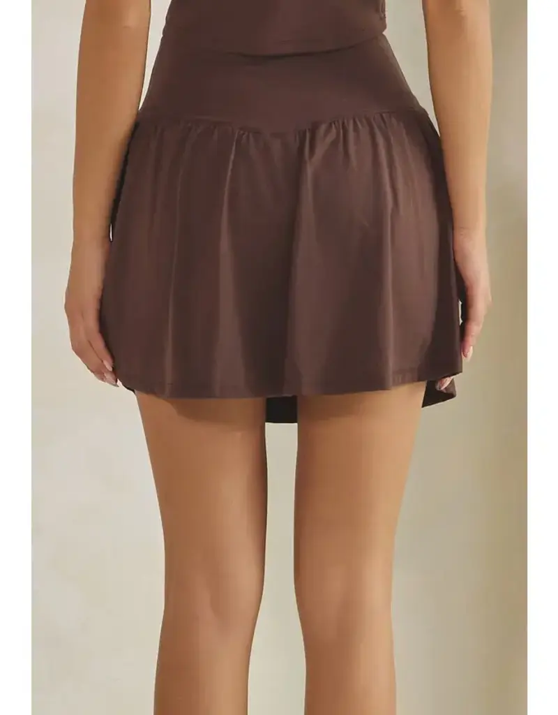 Betsy Buttery Soft Skort with Built-in Shorts