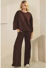 So Relaxed Ultracomfy Two Tone Pant Matching Set