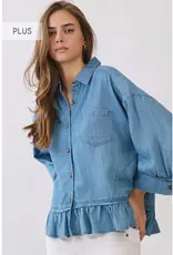 Chaddie Chambray Shirt/Jacket