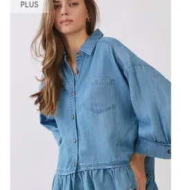 Chaddie Chambray Shirt/Jacket