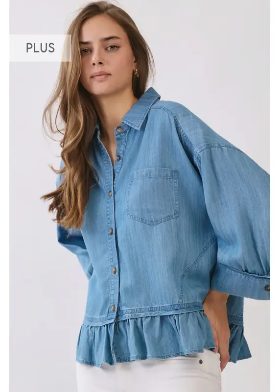 Chaddie Chambray Shirt/Jacket